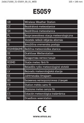 Emos E5059 Manual De Instrucciones