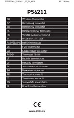 Emos P56211 Manual De Instrucciones