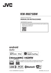 JVC KW-M875BW Manual De Instrucciones