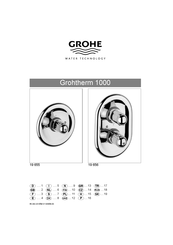 Grohe Grohtherm 1000 19 655 Instrucciones De Montaje