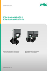 Wilo Stratos GIGA2.0-I Instrucciones De Instalación Y Funcionamiento