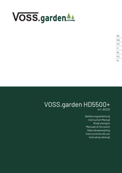 VOSS garden HD5500+ Instrucciones De Uso