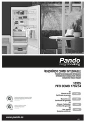 Pando PFBI COMBI 178x54 Manual De Uso