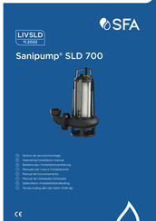 Sfa Sanipump SLD 700 Manual De Funcionamento