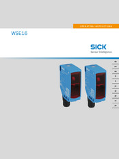SICK WSE16 Manual De Instrucciones