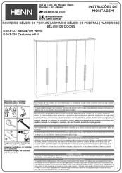 HENN D303-130 Instrucciones De Montaje