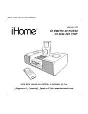 iHome iH8 Manual Del Usuario