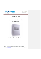 DMtex FP 9000L Manual De Instalación, Configuración Y Funcionamiento