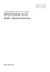 Arkray SPOTCHEM D-01 Manual De Instrucciones