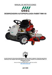 OREC RABBIT RMK150 Manual De Instrucciones