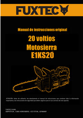 FUXTEC E1KS20 Manual De Instrucciones Original