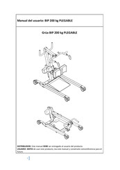 SOLMATS GB-BIP 200kg Plegable Manual Del Usuario