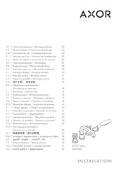 Axor Citterio 39453 Serie Manual De Instrucciones