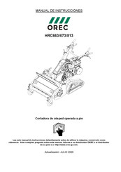 OREC HRC663 Manual De Instrucciones