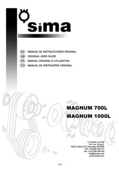 Sima MAGNUM 700L Manual De Instrucciones Original