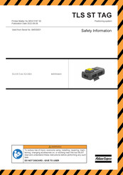 Atlas Copco 8433504410 Información Seguridad