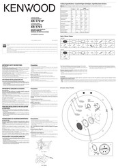 Kenwood XR-1701 Manual De Instrucciones