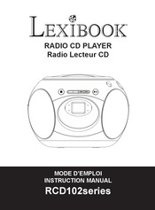 LEXIBOOK RCD102 Serie Manual De Instrucciones