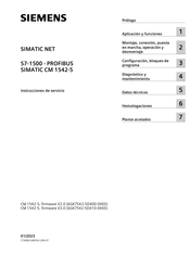 Siemens 6GK7542-5DX00-0XE0 Instrucciones De Servicio