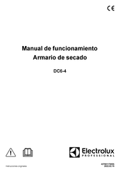 Electrolux Professional DC6-4 Manual De Funcionamiento