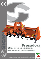 Sicma CS 185 Manual De Uso Y Mantenimiento