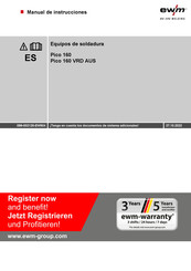 Ewm Pico 160 Manual De Instrucciones