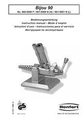 Renfert Bijou 90 Instrucciones Para El Servicio