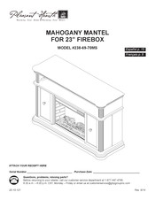 Pleasant Hearth MAHOGANY 238-69-70MS Manual Del Usuario