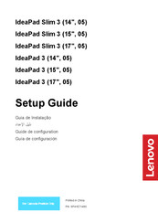 Lenovo IdeaPad Slim 3 14'' Guía De Configuración