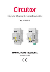 Circutor REC4-C Manual De Instrucciones