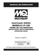 MQ Multiquip NIGHTHAWK LT-12D Manual De Operación