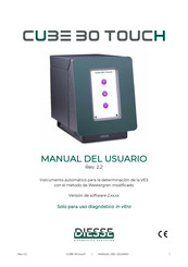 Diesse CUBE 30 TOUCH Manual Del Usuario