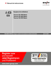 EWM Taurus XQ 405 Basic Manual De Instrucciones