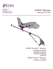 KYRA MEDICAL Comfort Stirrups KYRA5000 Manual Del Usuario