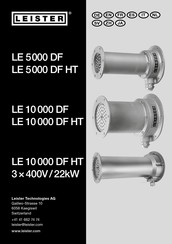 Leister LE 10 000 DF HT 3x400V/22kW Instrucciones De Funcionamiento