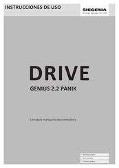 Siegenia DRIVE GENIUS 2.2 PANIK Instrucciones De Uso