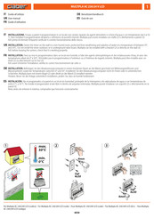 claber MULTIPLA AC 230/24 V LCD Guía De Uso