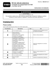 Toro Multi Pro WM 130-7190 Instrucciones De Instalación