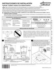 American Standard Yorkville VorMax Instrucciones De Instalación