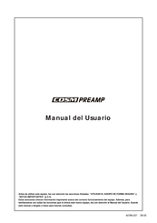 Roland COSMPREAMP Manual Del Usuario