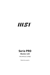 MSI PRO MP242C 3PB0 Guía De Usuario