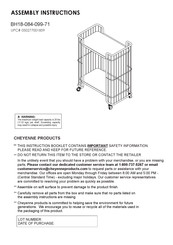 Walmart BH18-084-099-71 Instrucciones Para Armar