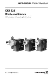 GRUNDFOS ALLDOS DDI 60-10 Instrucciones De Instalación Y Funcionamiento