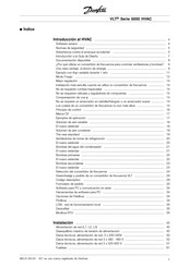 Danfoss VLT 6000 HVAC Serie Manual Del Usuario