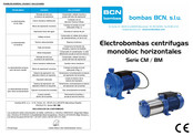 Bcn Bombas CM Serie Manual De Instrucciones