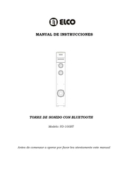 elco PD-100BT Manual De Instrucciones