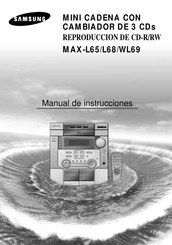 Samsung MAX-L65 Manual De Instrucciones