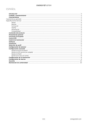 ENERGY SISTEM SONIC THE HEDGEHOG ESG M2 SONIC Manual Del Usuario