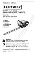 Craftsman 358.795720 Manual De Instrucciones