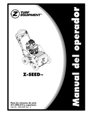 Turf Equipment Z-SEED 294 Serie Manual Del Operador